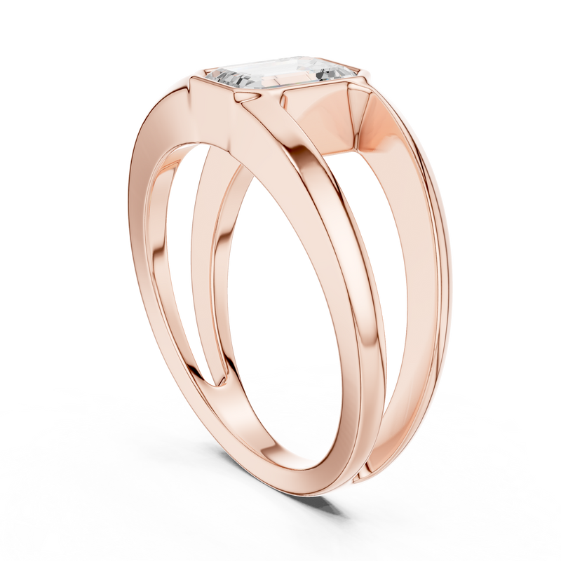 Mens Ring SBMR(42)@7 - Rose Gold - Image