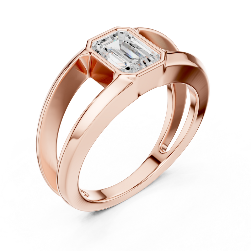 Mens Ring SBMR(42)@7 - Rose Gold - Image