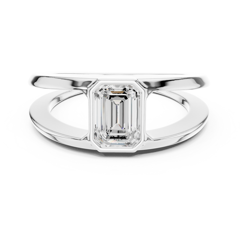 Mens Ring SBMR(42)@7 - White Gold - Image