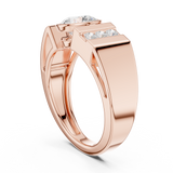 Mens Ring SBMR(43)@7 - Rose Gold - Image