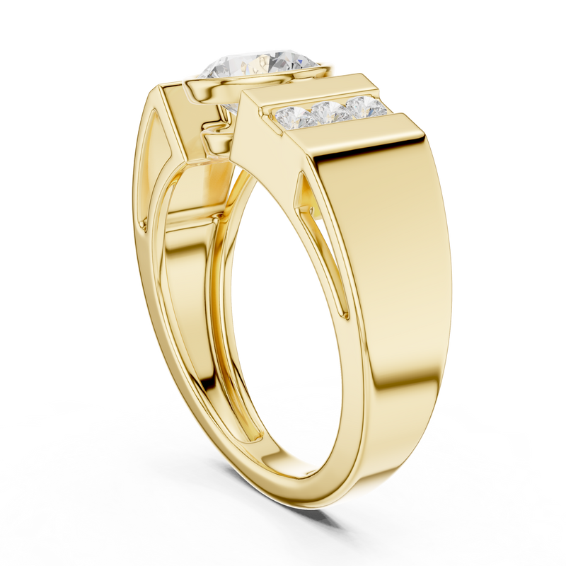 Mens Ring SBMR(43)@7 - Yellow Gold - Image