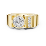 Mens Ring SBMR(43)@7 - Yellow Gold - Image