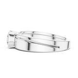 Mens Ring SBMR(44)@7 - White Gold - Image