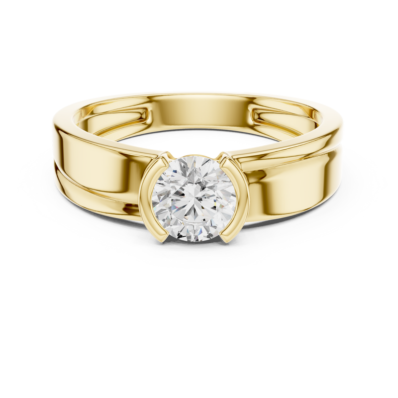 Mens Ring SBMR(44)@7 - Yellow Gold - Image