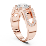 Mens Ring SBMR(45) - Rose Gold - Image