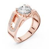 Mens Ring SBMR(45)@7 - Rose Gold - Image