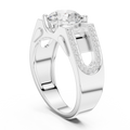 Mens Ring SBMR(45) - White Gold - Image