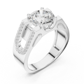 Mens Ring SBMR(45) - White Gold - Image