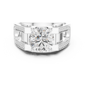 Mens Ring SBMR(45) - White Gold - Image