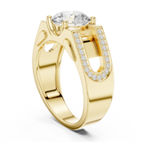 Mens Ring SBMR(45) - Yellow Gold - Image