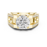 Mens Ring SBMR(45) - Yellow Gold - Image