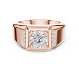 Mens Ring SBMR(47)@7 - Rose Gold - Image