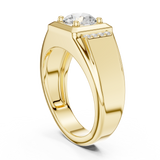 Mens Ring SBMR(47)@7 - Yellow Gold - Image