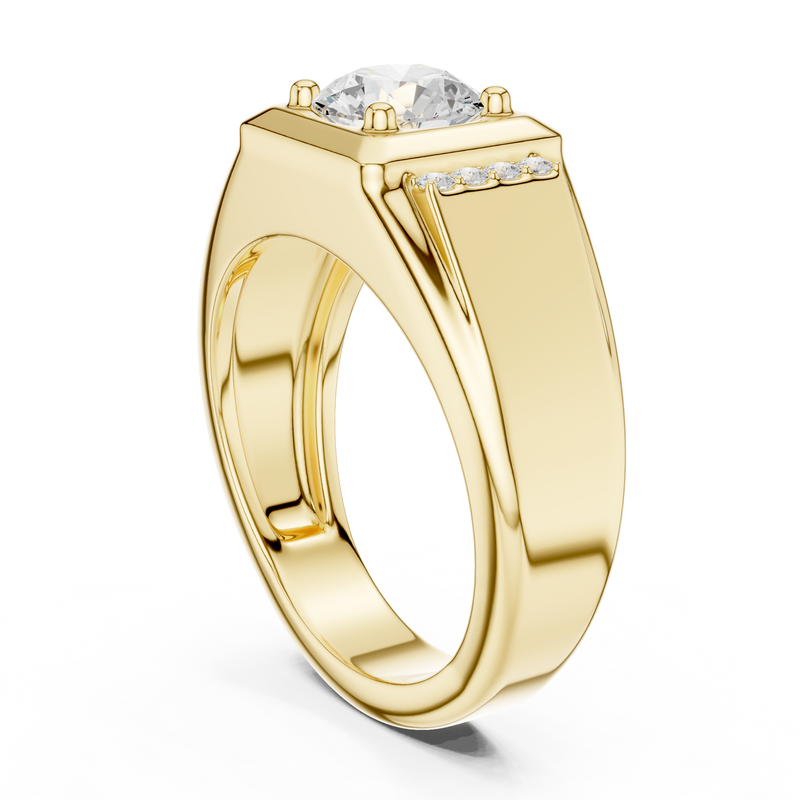 Mens Ring SBMR(47)@7 - Yellow Gold - Image