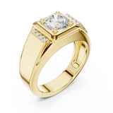 Mens Ring SBMR(47)@7 - Yellow Gold - Image