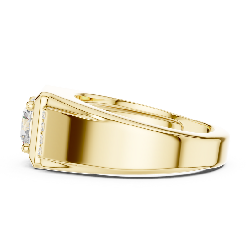 Mens Ring SBMR(47)@7 - Yellow Gold - Image
