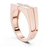 Mens Ring SBMR(48)@7 - Rose Gold - Image