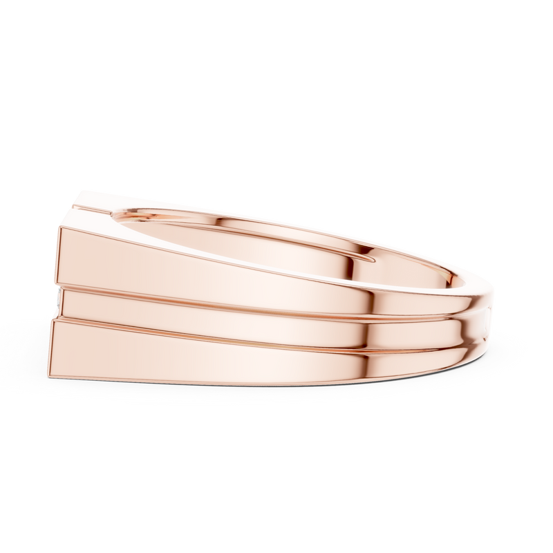 Mens Ring SBMR(48)@7 - Rose Gold - Image