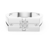 Mens Ring SBMR(48)@7 - White Gold - Image