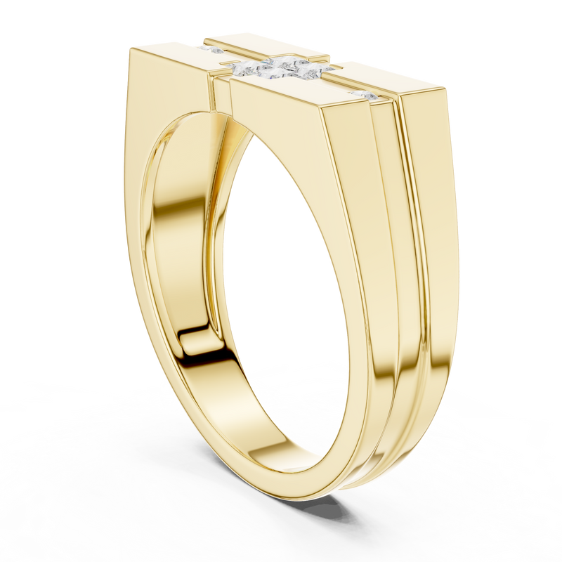 Mens Ring SBMR(48)@7 - Yellow Gold - Image