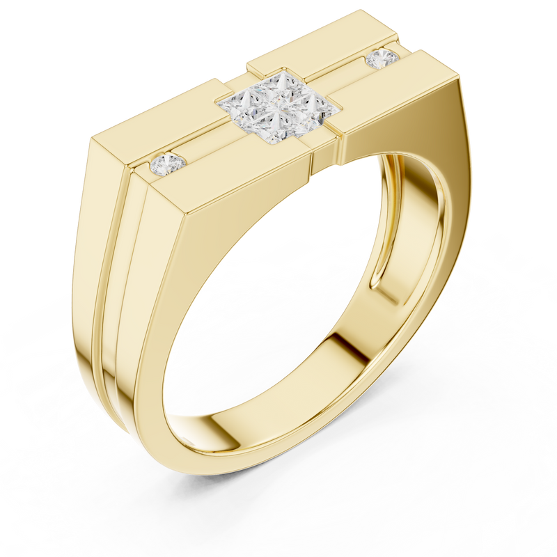 Mens Ring SBMR(48)@7 - Yellow Gold - Image