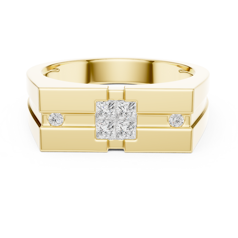 Mens Ring SBMR(48)@7 - Yellow Gold - Image