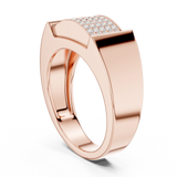 Mens Ring SBMR(49) - Rose Gold - Image