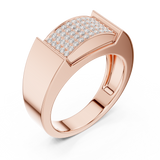 Mens Ring SBMR(49) - Rose Gold - Image