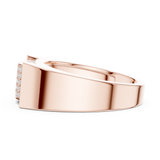 Mens Ring SBMR(49)@7 - Rose Gold - Image