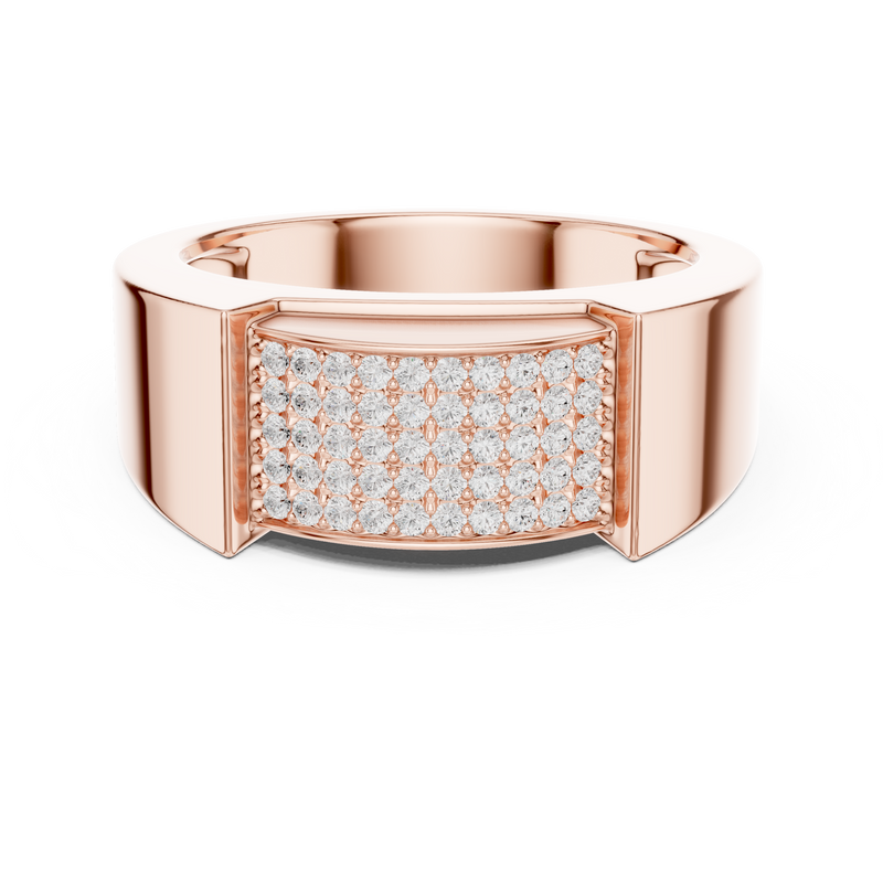 Mens Ring SBMR(49) - Rose Gold - Image