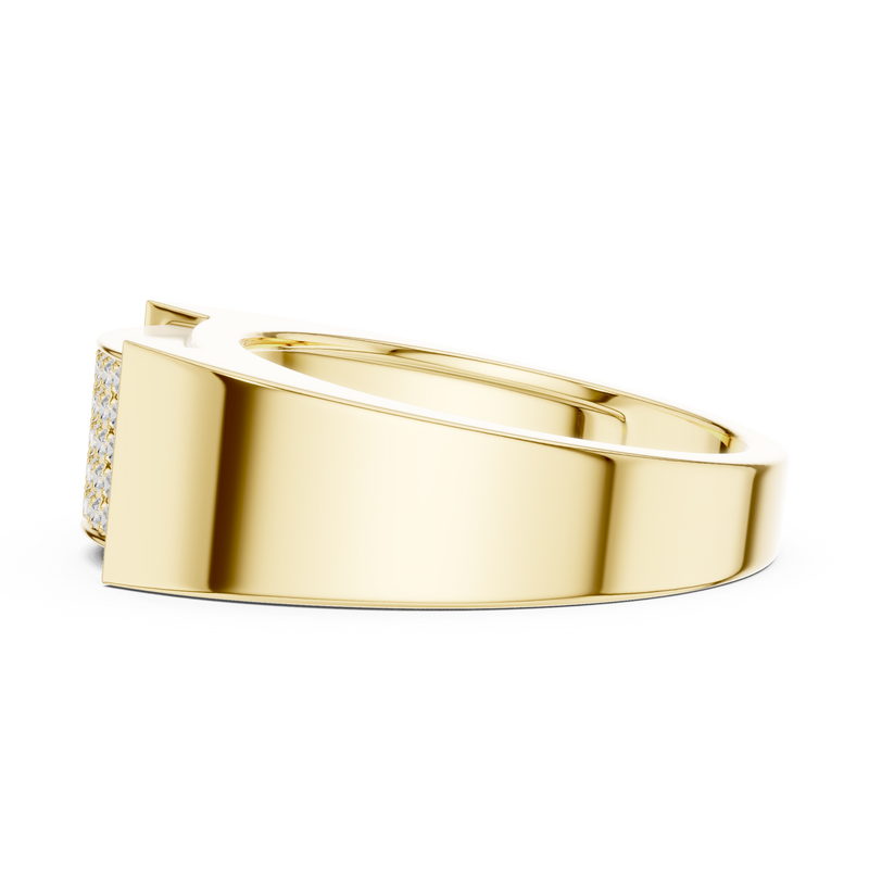 Mens Ring SBMR(49) - Yellow Gold - Image