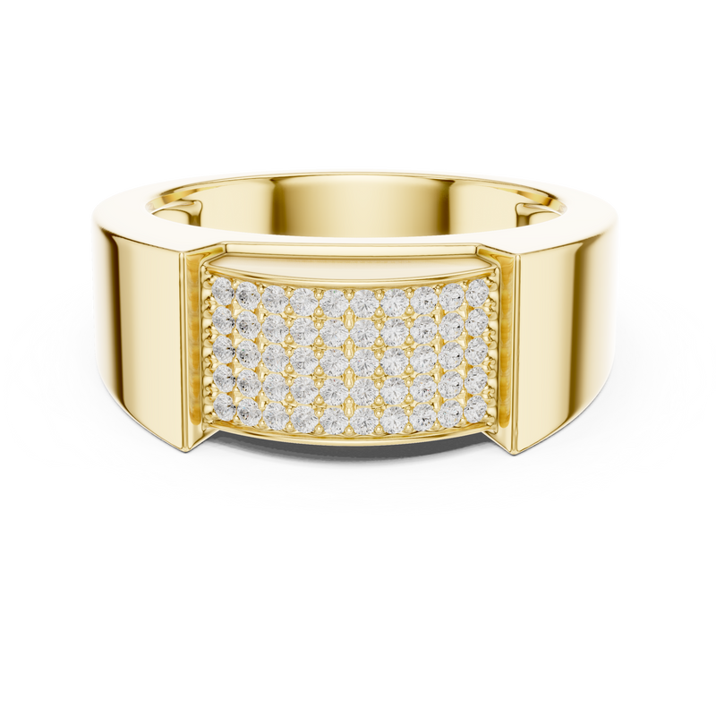 Mens Ring SBMR(49) - Yellow Gold - Image