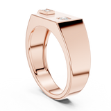 Mens Ring SBMR(4)@7 - Rose Gold - Image