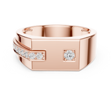 Mens Ring SBMR(4)@7 - Rose Gold - Image