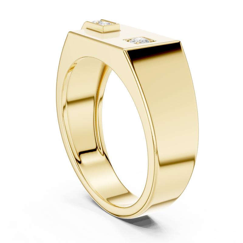 Mens Ring SBMR(4)@7 - Yellow Gold - Image