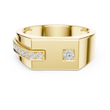 Mens Ring SBMR(4)@7 - Yellow Gold - Image