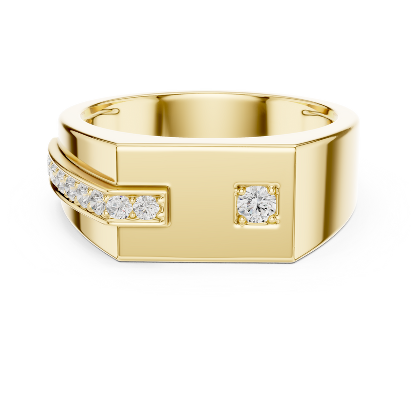 Mens Ring SBMR(4)@7 - Yellow Gold - Image