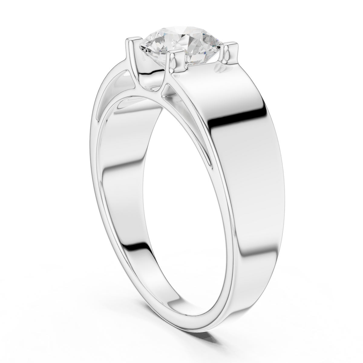 Mens Ring SBMR(5) - White Gold - Image