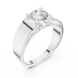 Mens Ring SBMR(5) - White Gold - Image