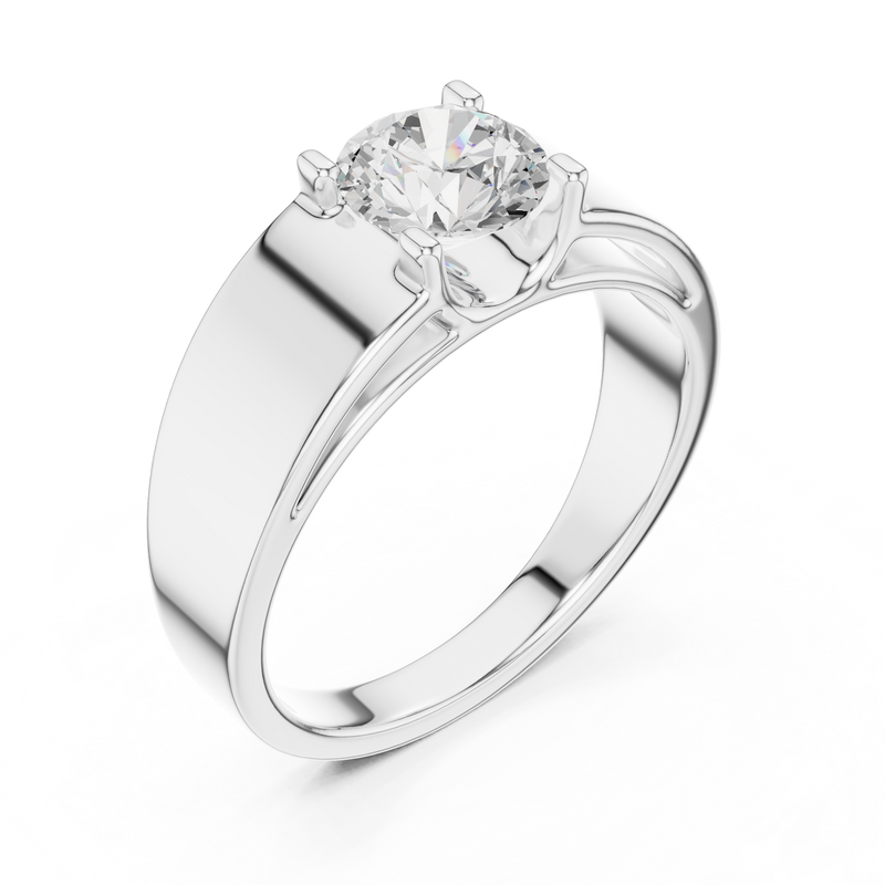 Mens Ring SBMR(5) - White Gold - Image