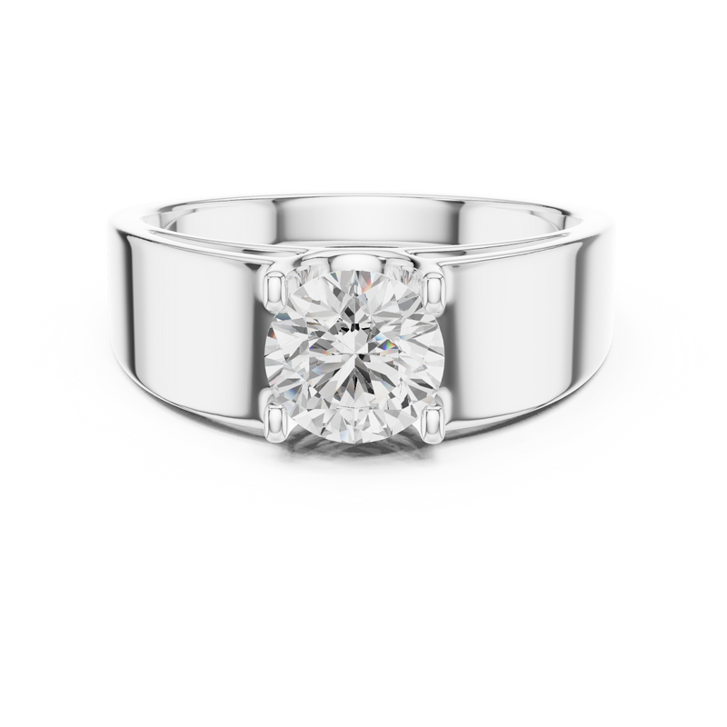 Mens Ring SBMR(5) - White Gold - Image