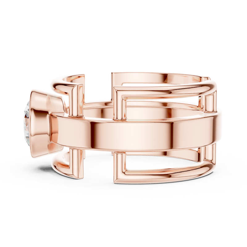 Mens Ring SBMR(6)@7 - Rose Gold - Image