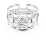 Mens Ring SBMR(6)@7 - White Gold - Image