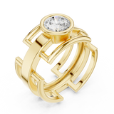 Mens Ring SBMR(6)@7 - Yellow Gold - Image