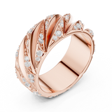 Mens Ring SBMR(7)@7 - Rose Gold - Image