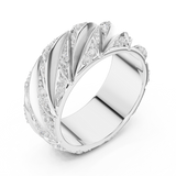 Mens Ring SBMR(7) - White Gold - Image