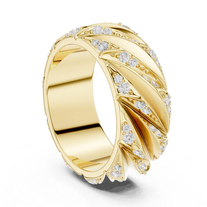 Mens Ring SBMR(7)@7 - Yellow Gold - Image