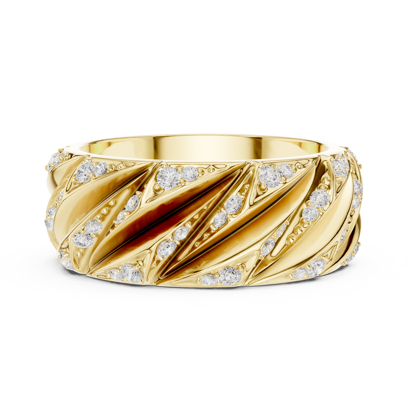 Mens Ring SBMR(7)@7 - Yellow Gold - Image