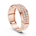 Mens Ring SBMR(8) - Rose Gold - Image