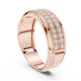 Mens Ring SBMR(8) - Rose Gold - Image